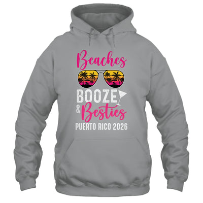 Girls Weekend Trip Puerto Rico 2026 Beaches Booze Besties Shirt & Tank Top | siriusteestore