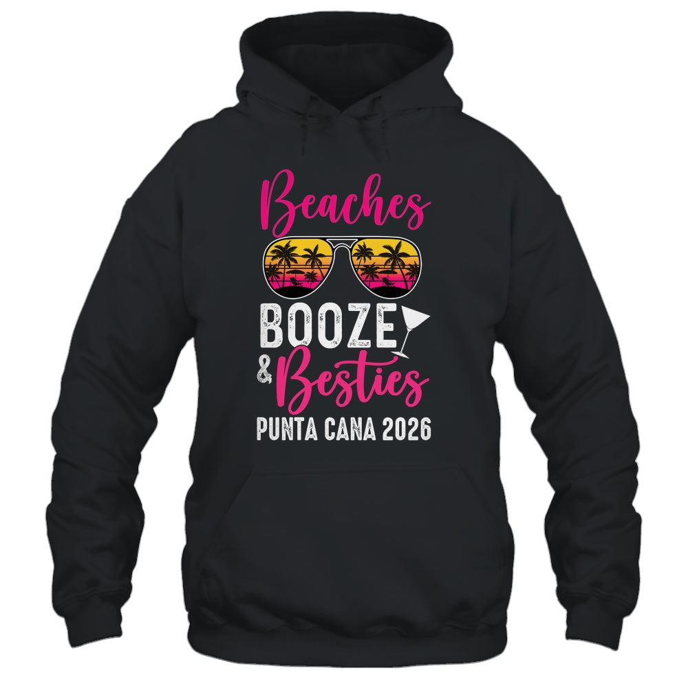 Girls Weekend Trip Punta Cana 2026 Beaches Booze Besties Shirt & Tank Top | siriusteestore