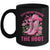 Give Breast Cancer The Boot Cowgirl Cancer Awareness Ribbon Mug | siriusteestore