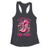Give Breast Cancer The Boot Cowgirl Cancer Awareness Ribbon Shirt & Tank Top | siriusteestore