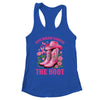 Give Breast Cancer The Boot Cowgirl Cancer Awareness Ribbon Shirt & Tank Top | siriusteestore