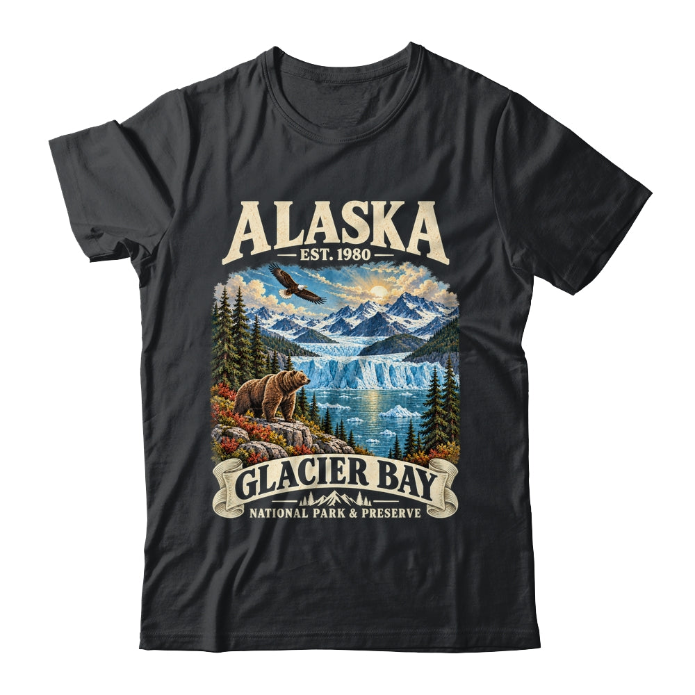 Glacier Bay National Park Alaska Mountain Lake Adventure Shirt & Hoodie | siriusteestore