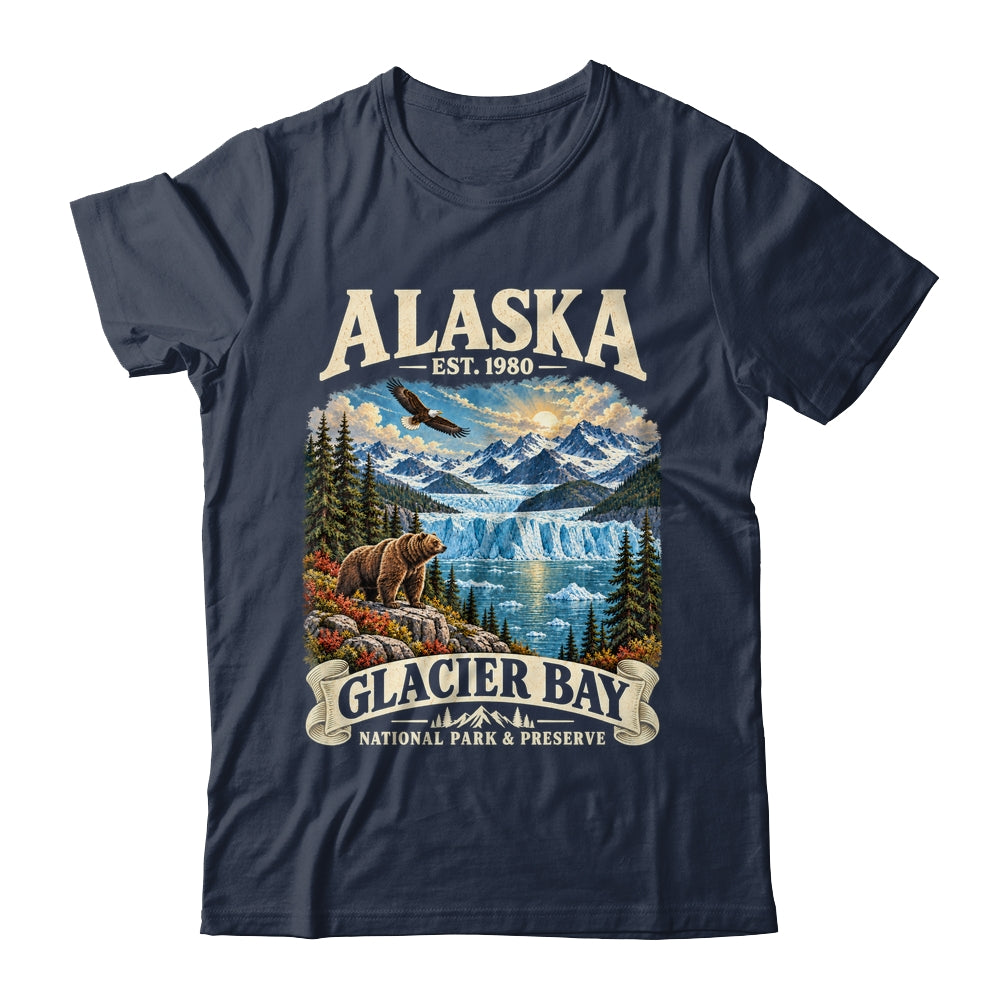 Glacier Bay National Park Alaska Mountain Lake Adventure Shirt & Hoodie | siriusteestore