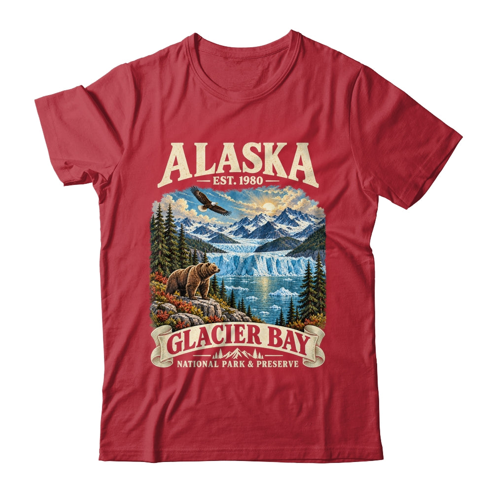 Glacier Bay National Park Alaska Mountain Lake Adventure Shirt & Hoodie | siriusteestore