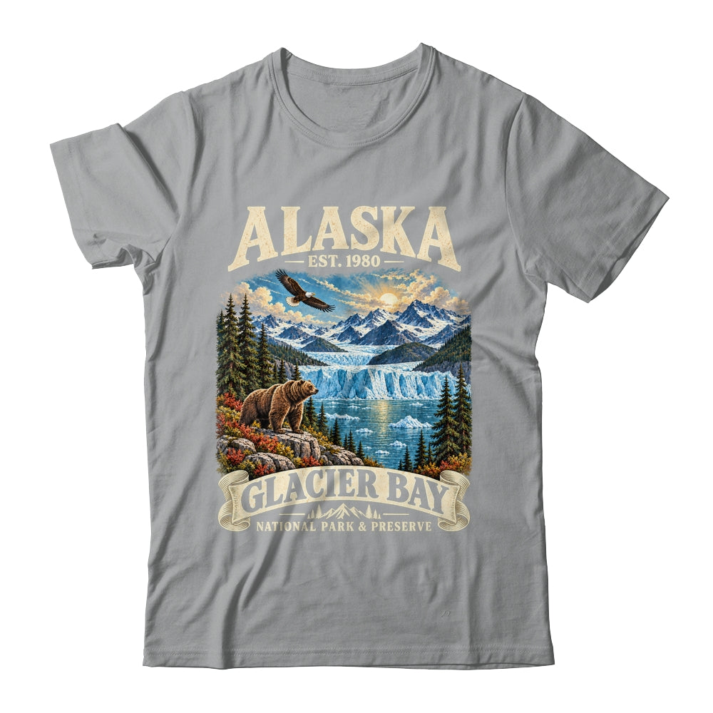 Glacier Bay National Park Alaska Mountain Lake Adventure Shirt & Hoodie | siriusteestore