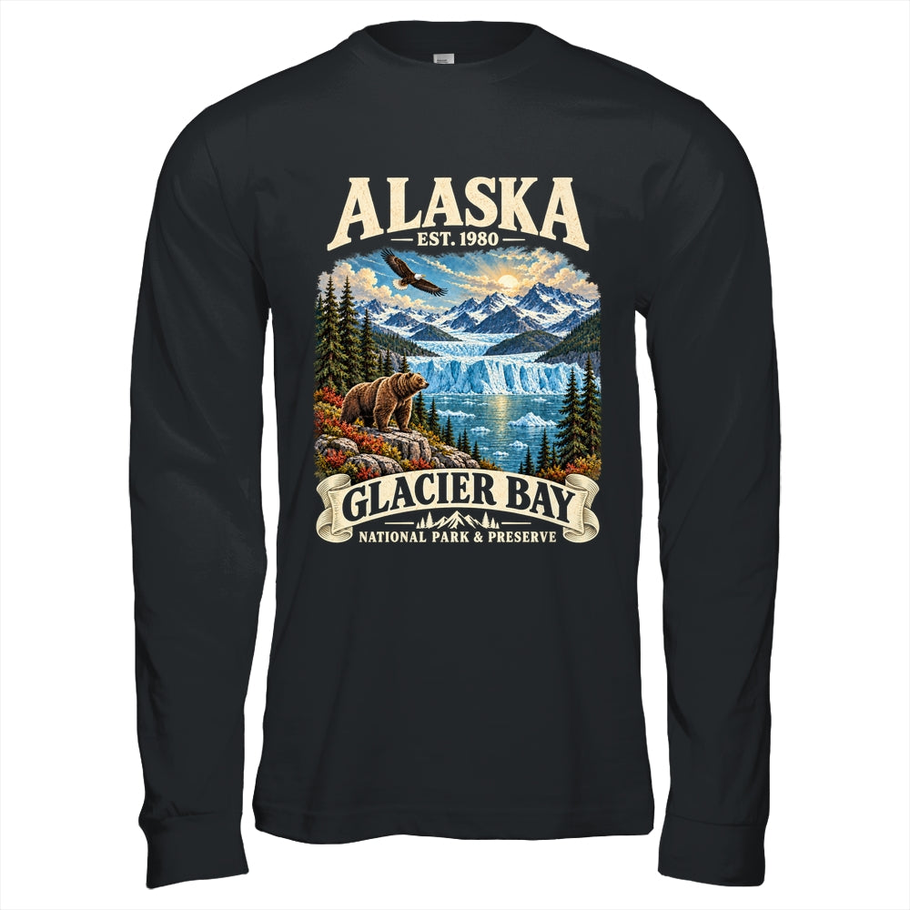 Glacier Bay National Park Alaska Mountain Lake Adventure Shirt & Hoodie | siriusteestore