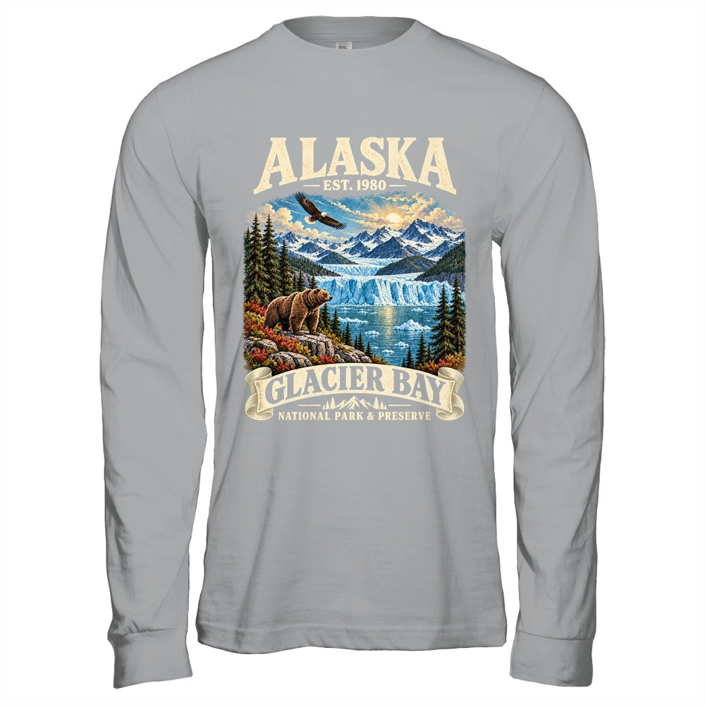 Glacier Bay National Park Alaska Mountain Lake Adventure Shirt & Hoodie | siriusteestore