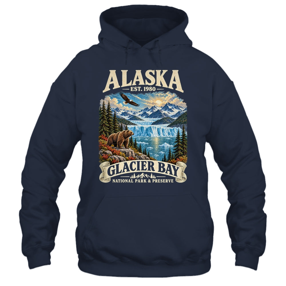 Glacier Bay National Park Alaska Mountain Lake Adventure Shirt & Hoodie | siriusteestore