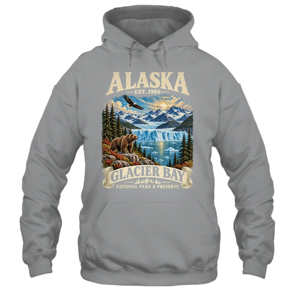 Glacier Bay National Park Alaska Mountain Lake Adventure Shirt & Hoodie | siriusteestore