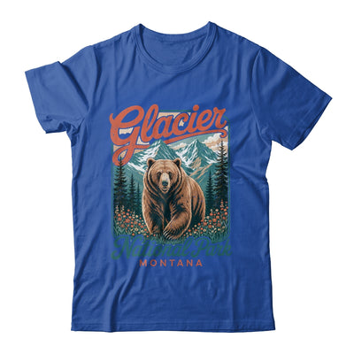 Glacier National Park Montana Usa Outdoor Vintage Bear Retro Shirt & Tank Top | siriusteestore