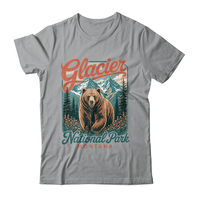 Glacier National Park Montana Usa Outdoor Vintage Bear Retro Shirt & Tank Top | siriusteestore