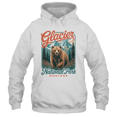 Glacier National Park Montana Usa Outdoor Vintage Bear Retro Shirt & Tank Top | siriusteestore