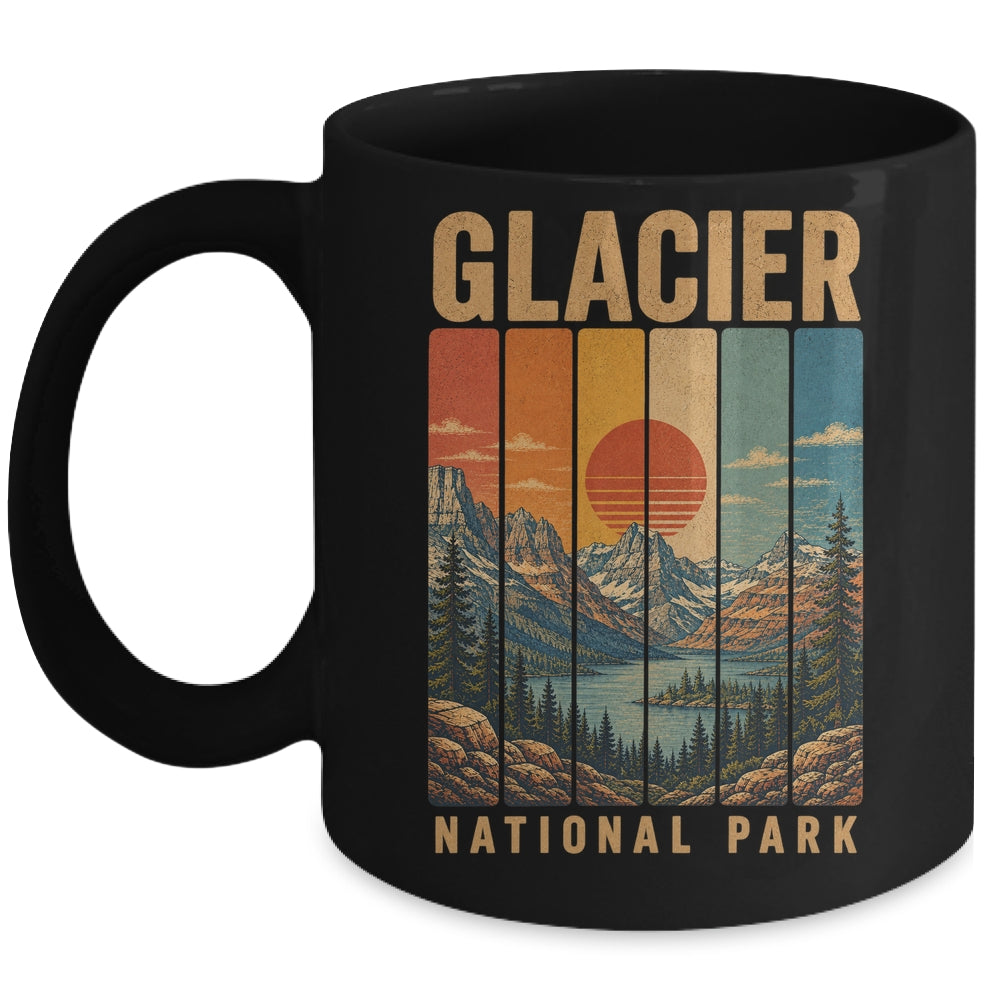 Glacier National Park Montana Usa Outdoor Vintage Hiking Mug | siriusteestore