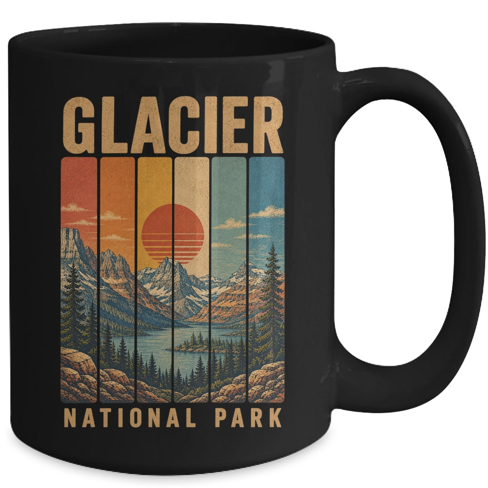 Glacier National Park Montana Usa Outdoor Vintage Hiking Mug | siriusteestore