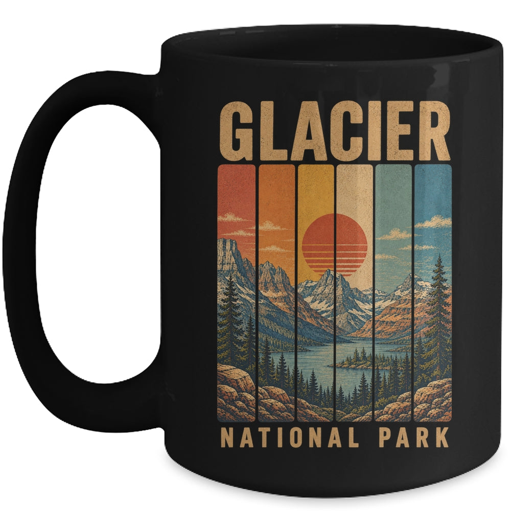 Glacier National Park Montana Usa Outdoor Vintage Hiking Mug | siriusteestore