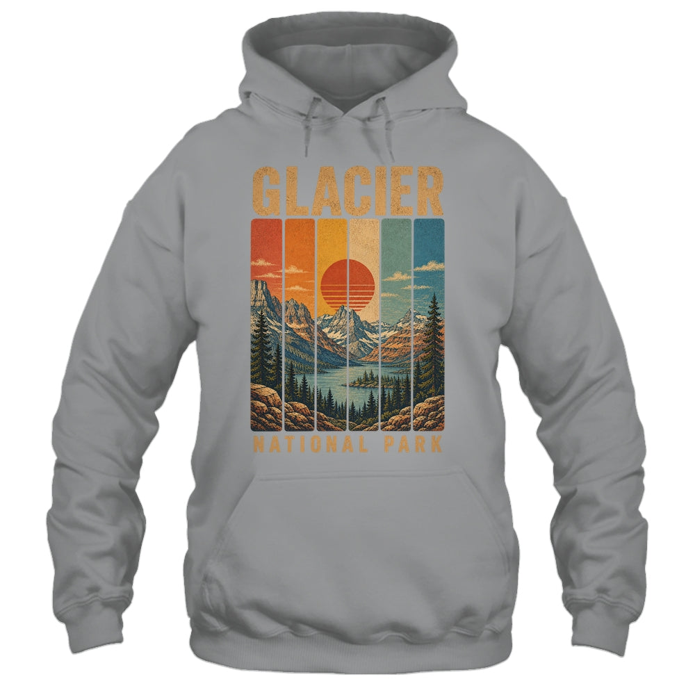 Glacier National Park Montana Usa Outdoor Vintage Hiking Shirt & Tank Top | siriusteestore