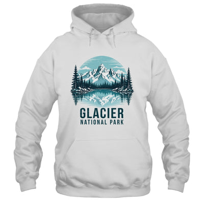 Glacier National Park Retro Mountain Lake Outdoor Hiking Shirt & Tank Top | siriusteestore