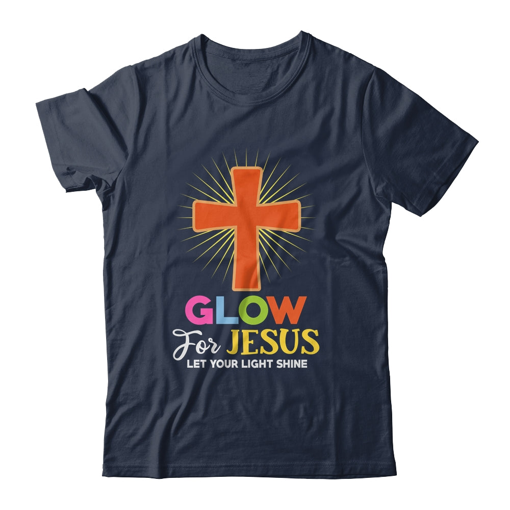 Glow For Jesus Christian Cross Jesus Christ Bible Lover Shirt & Hoodie | siriusteestore