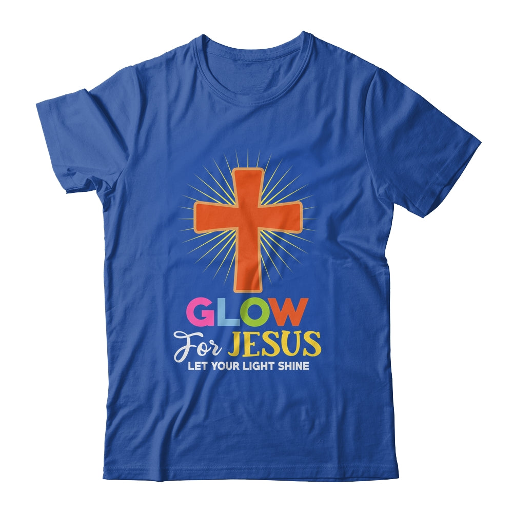 Glow For Jesus Christian Cross Jesus Christ Bible Lover Shirt & Hoodie | siriusteestore