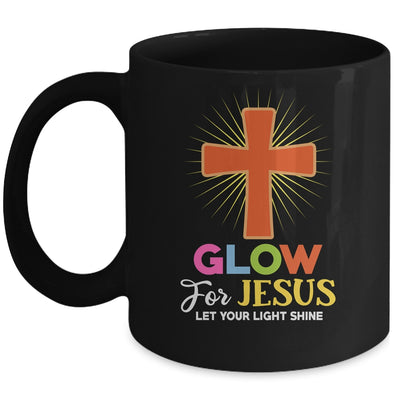 Glow For Jesus Christian Cross Jesus Christ Bible Lover Mug | siriusteestore