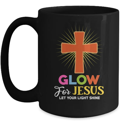 Glow For Jesus Christian Cross Jesus Christ Bible Lover Mug | siriusteestore
