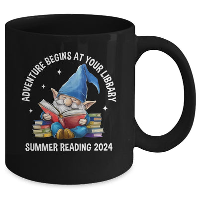 Gnome Adventure Begins At Your Library Summer Reading 2024 Mug | siriusteestore