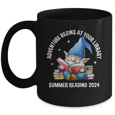 Gnome Adventure Begins At Your Library Summer Reading 2024 Mug | siriusteestore