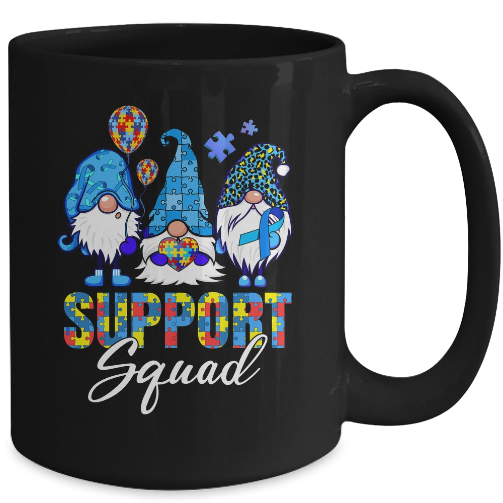 Gnomes Autism Awareness Support Squad Blue Ribbon Mug | siriusteestore