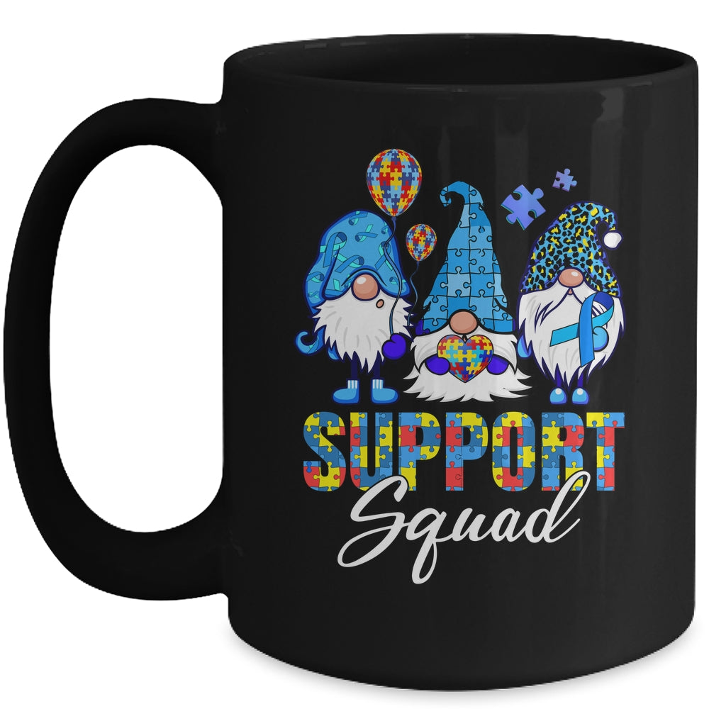 Gnomes Autism Awareness Support Squad Blue Ribbon Mug | siriusteestore