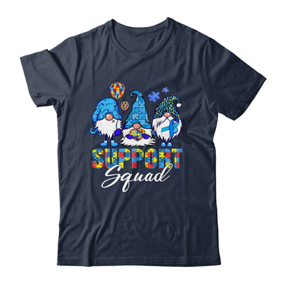 Gnomes Autism Awareness Support Squad Blue Ribbon Shirt & Tank Top | siriusteestore
