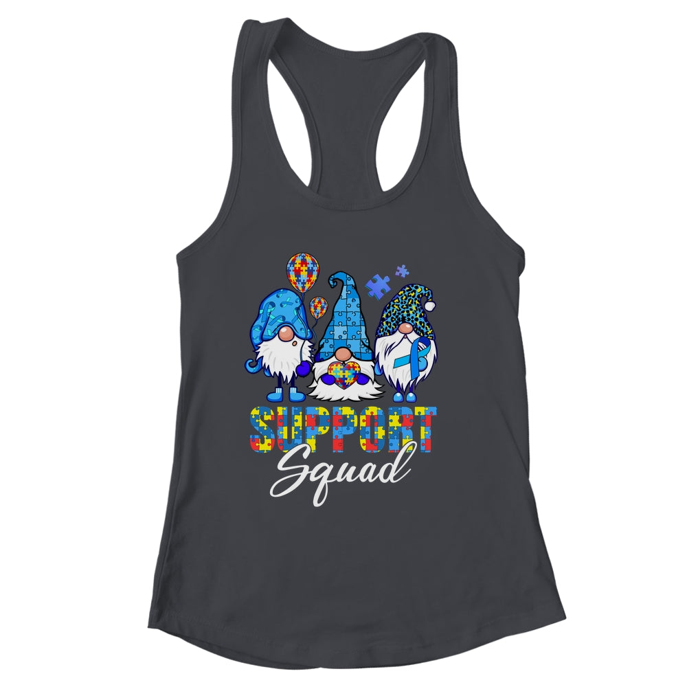 Gnomes Autism Awareness Support Squad Blue Ribbon Shirt & Tank Top | siriusteestore