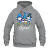 Gnomes Autism Awareness Support Squad Blue Ribbon Shirt & Tank Top | siriusteestore
