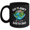 Go Planet It's Your Earth Day Cute Earth Day 2024 Mug | siriusteestore