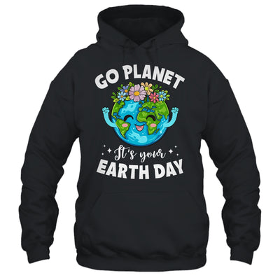 Go Planet It's Your Earth Day Cute Earth Day 2024 Shirt & Tank Top | siriusteestore