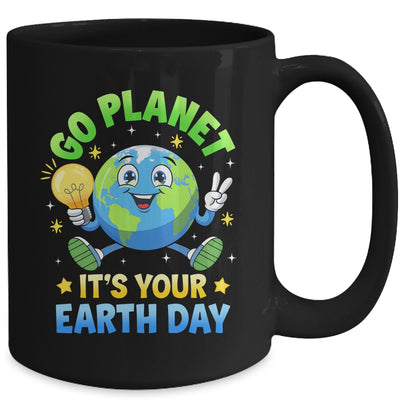 Go Planet Its Your Earth Day 2025 Teacher Kids Girls Boys Mug | siriusteestore