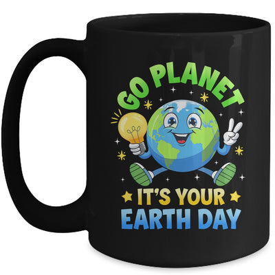 Go Planet Its Your Earth Day 2025 Teacher Kids Girls Boys Mug | siriusteestore
