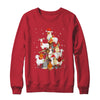 Goat Chicken Santa Hat Reindeer Christmas Lights Farm Animal Shirt & Sweatshirt | siriusteestore
