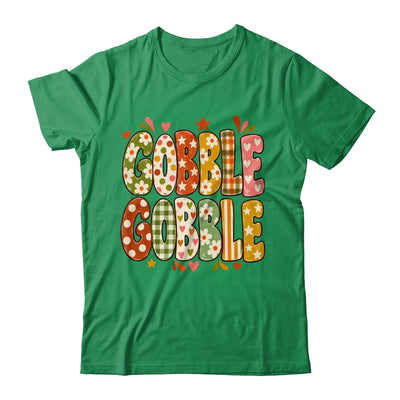 Gobble Gobble Retro Thanksgiving Fall Colorful Turkey Autumn Shirt & Sweatshirt | siriusteestore