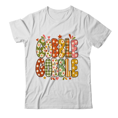 Gobble Gobble Retro Thanksgiving Fall Colorful Turkey Autumn Shirt & Sweatshirt | siriusteestore
