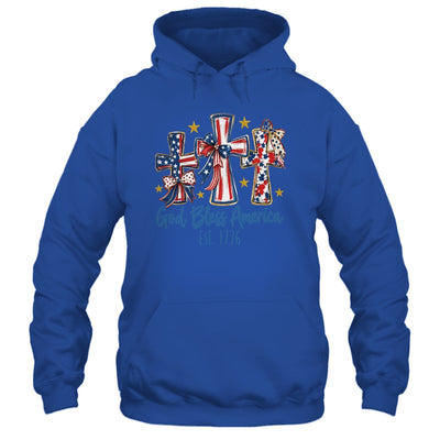 God Bless America Coquette Bow Jesus Christian 4Th Of July Shirt & Tank Top | siriusteestore