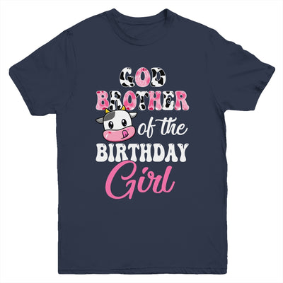 God Brother Of The Birthday Girl Farm Cow 1st Birthday Girl Shirt & Hoodie | siriusteestore