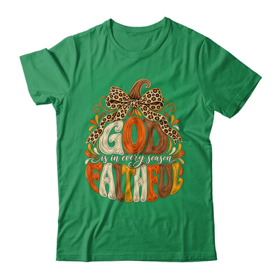 God Is Faithful In Every Season Christian Fall Pumpkin Shirt & Sweatshirt | siriusteestore