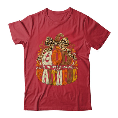 God Is Faithful In Every Season Christian Fall Pumpkin Shirt & Sweatshirt | siriusteestore