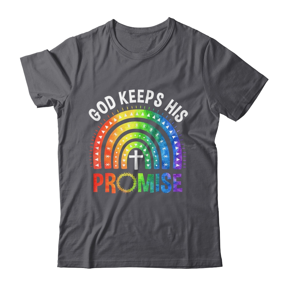 God Keeps His Promise Rainbow LGBT Christian Bible Religious Shirt & Hoodie | siriusteestore