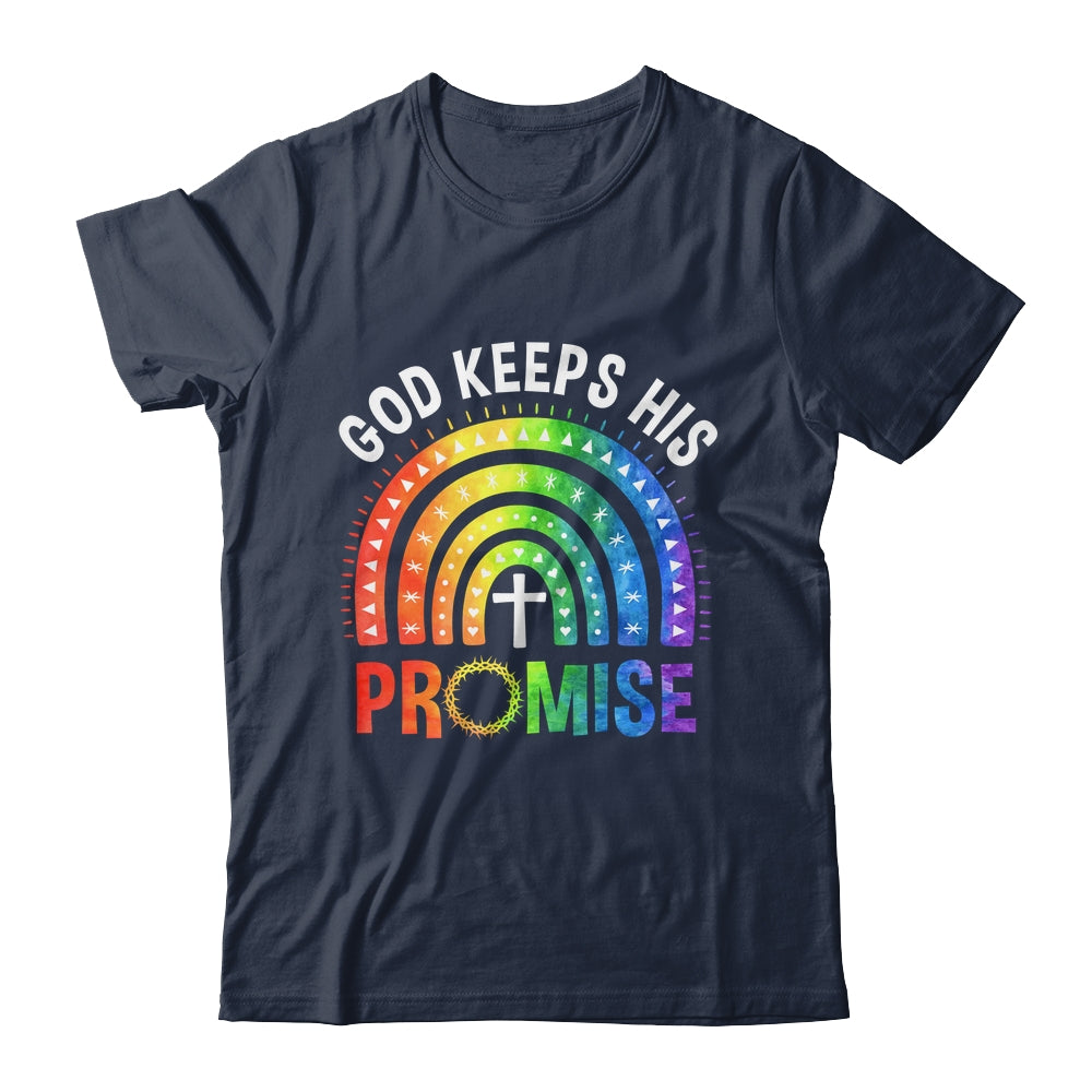 God Keeps His Promise Rainbow LGBT Christian Bible Religious Shirt & Hoodie | siriusteestore