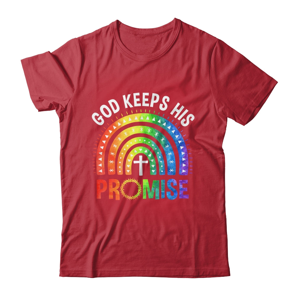 God Keeps His Promise Rainbow LGBT Christian Bible Religious Shirt & Hoodie | siriusteestore