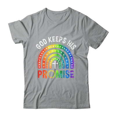 God Keeps His Promise Rainbow LGBT Christian Bible Religious Shirt & Hoodie | siriusteestore