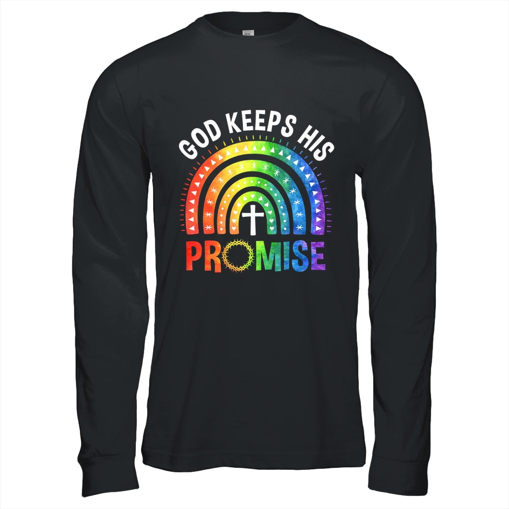 God Keeps His Promise Rainbow LGBT Christian Bible Religious Shirt & Hoodie | siriusteestore