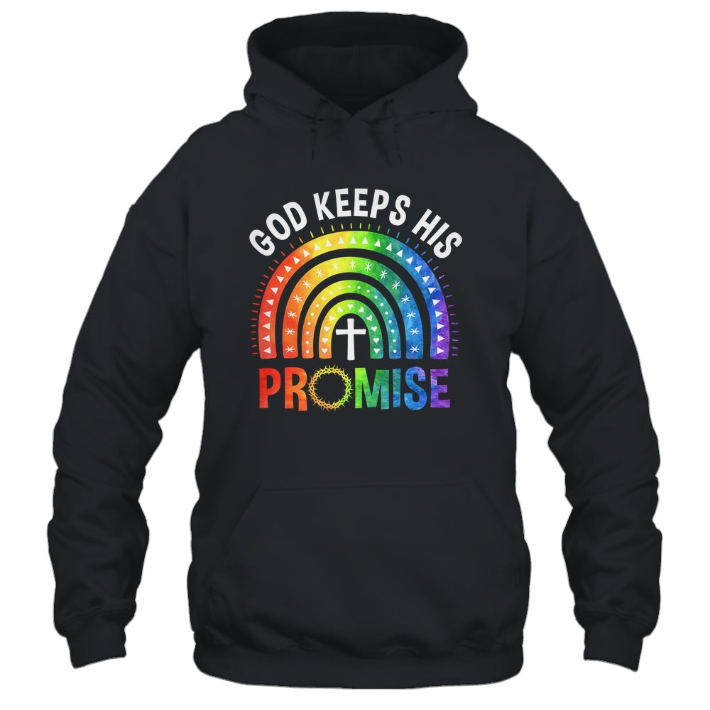 God Keeps His Promise Rainbow LGBT Christian Bible Religious Shirt & Hoodie | siriusteestore