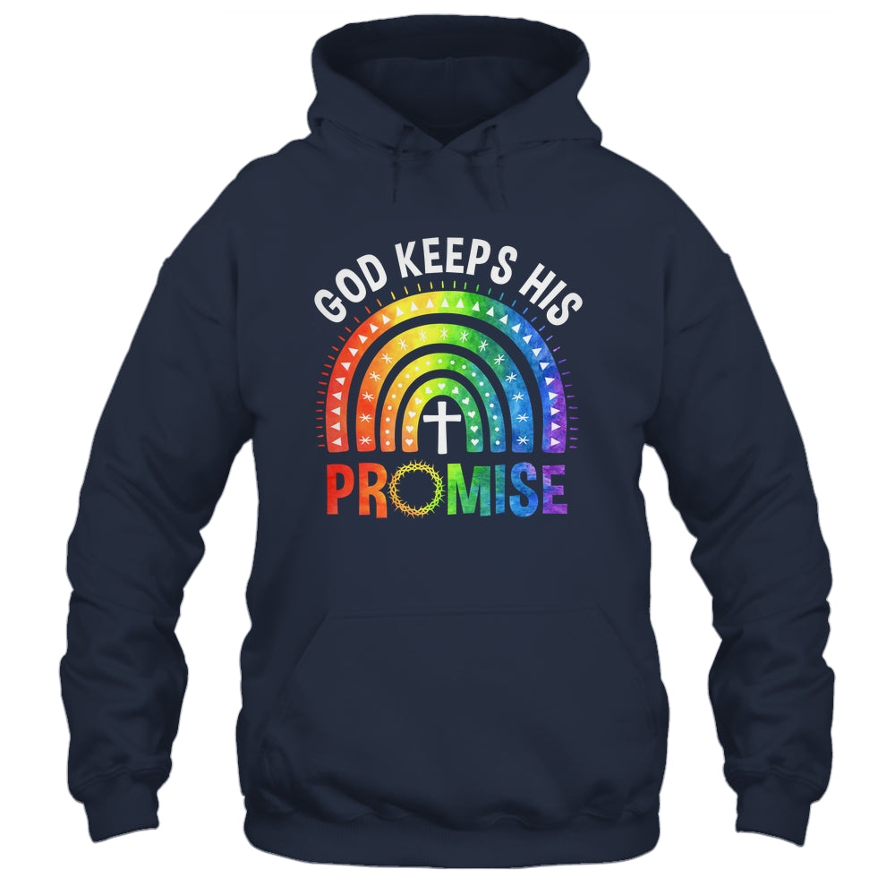 God Keeps His Promise Rainbow LGBT Christian Bible Religious Shirt & Hoodie | siriusteestore